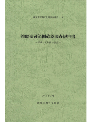 cover image of 神崎遺跡範囲確認調査報告書 -平成25年度の調査-